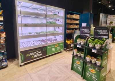 Coltivare in store: il progetto Agricooltur® con Supermercati Dem